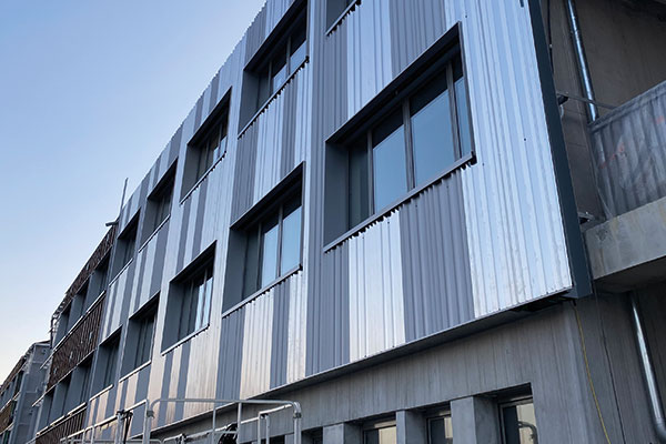 Bardage du Lycée de la Plaine de l’Ain à Ambérieu en Bugey (01)